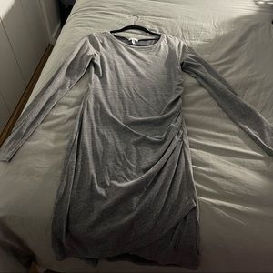 Leith scoop neck knee-length dress.